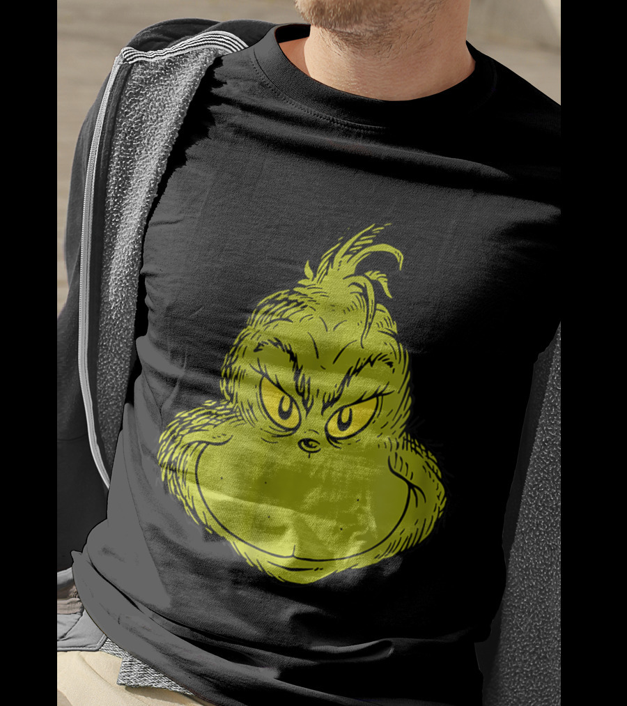 Dr Seuss Grinch Classic Face T-Shirt