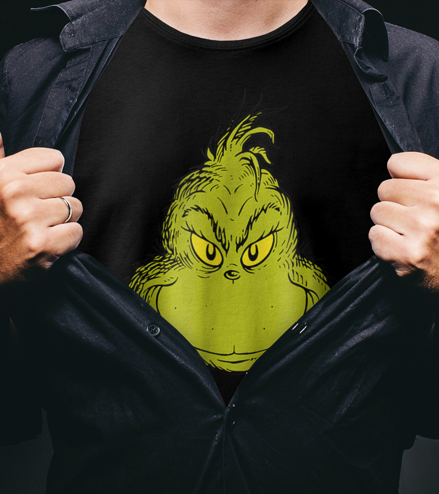 Dr Seuss Grinch Classic Face T-Shirt