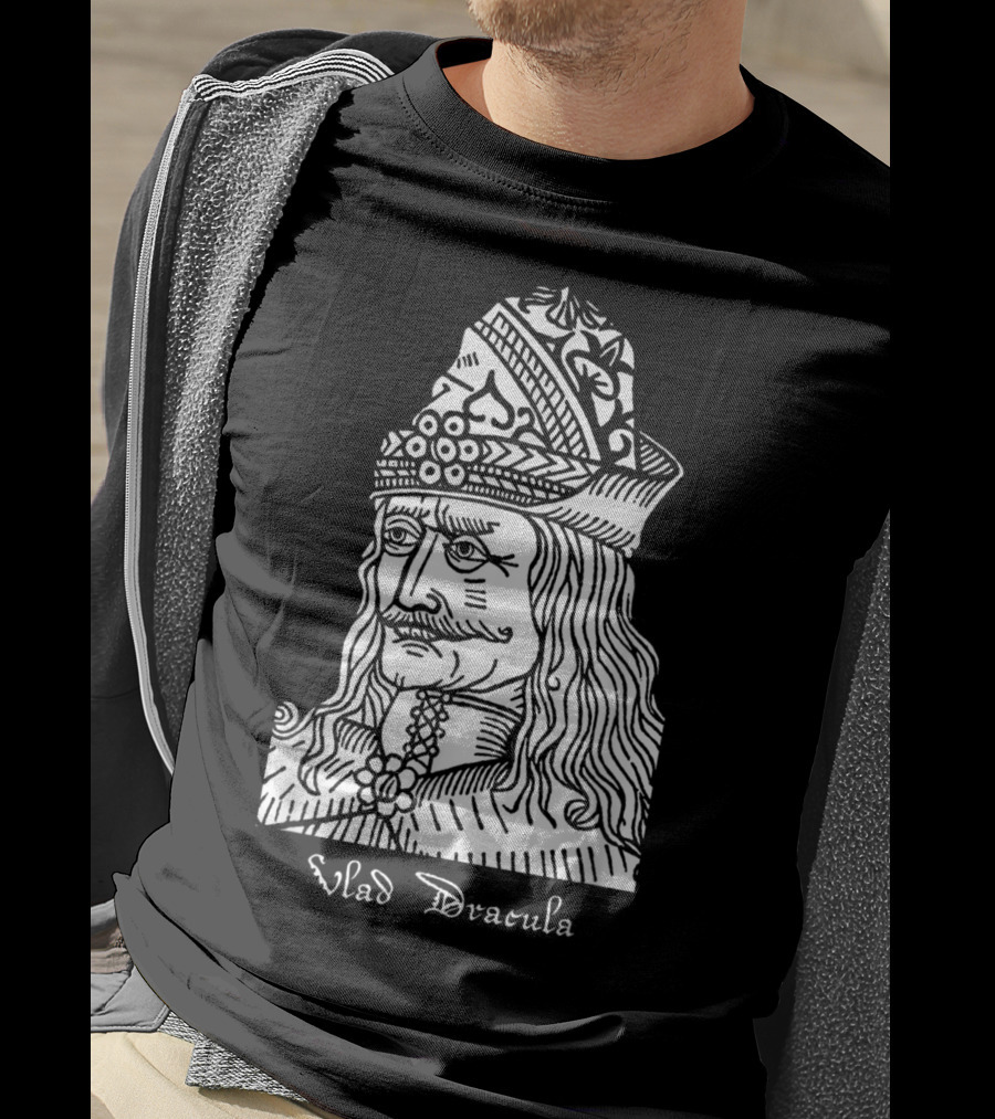 Vlad Dracula The Impaler Tepes Classic Horror T-Shirt