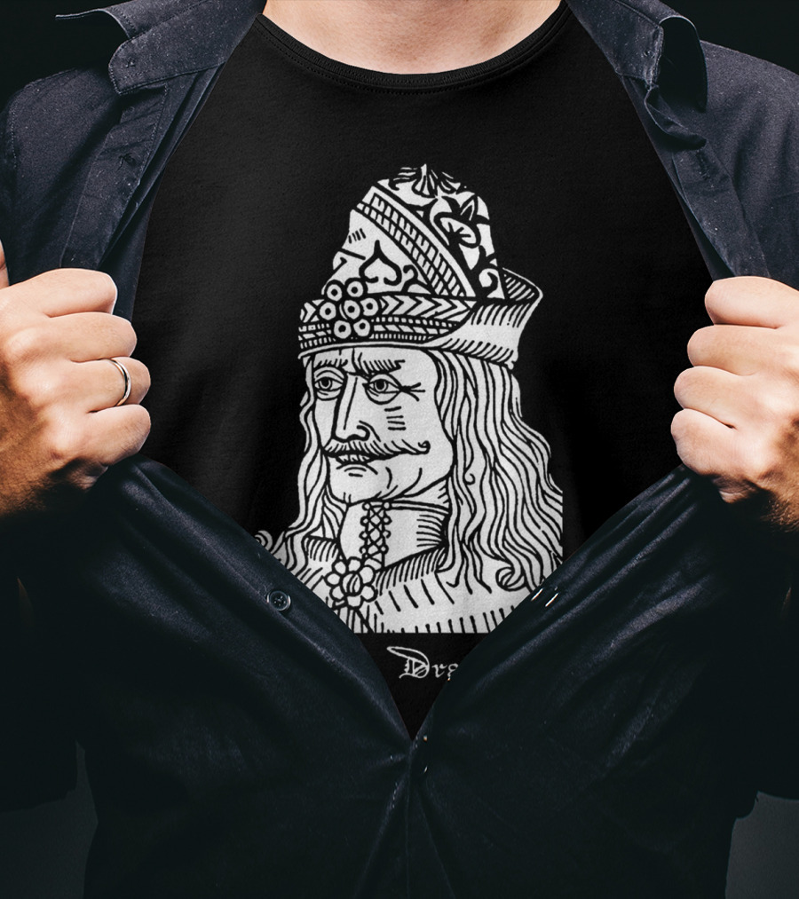 Vlad Dracula The Impaler Tepes Classic Horror T-Shirt