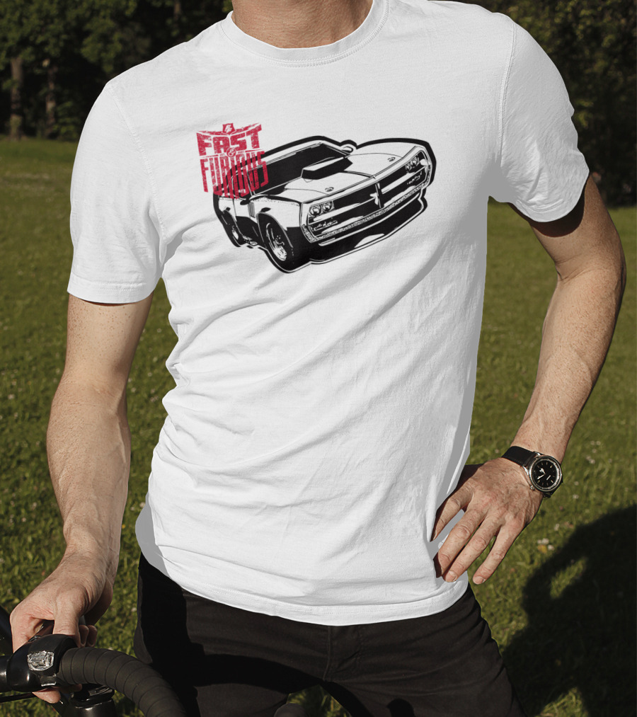 Fast Furious Est 2001 Classic Muscle Car Iconic T-Shirt