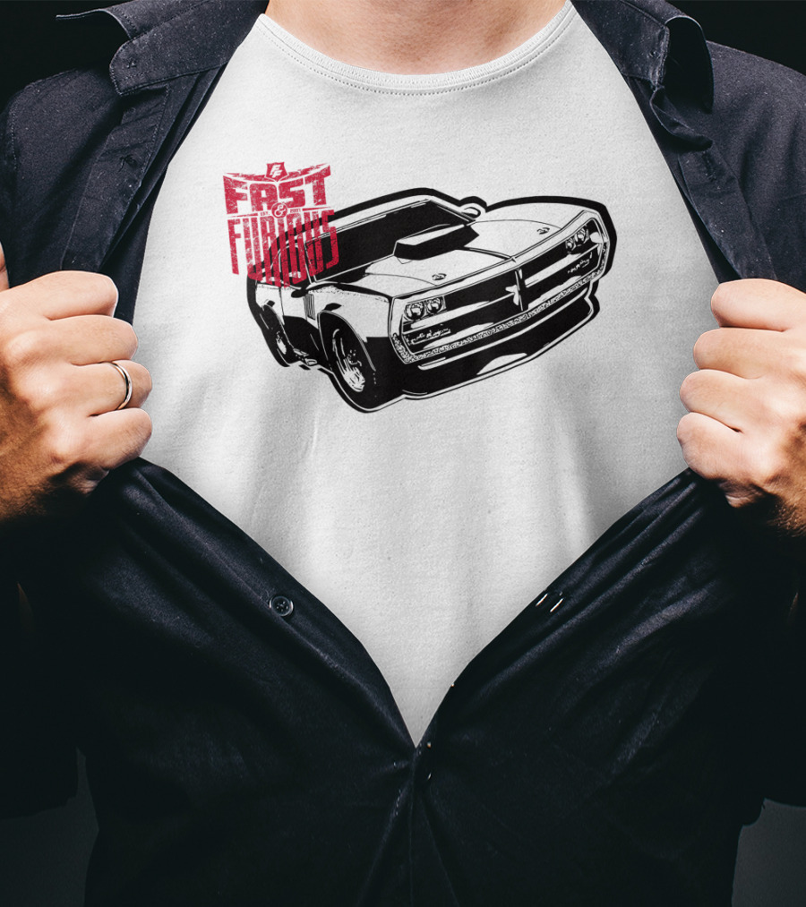Fast Furious Est 2001 Classic Muscle Car Iconic T-Shirt