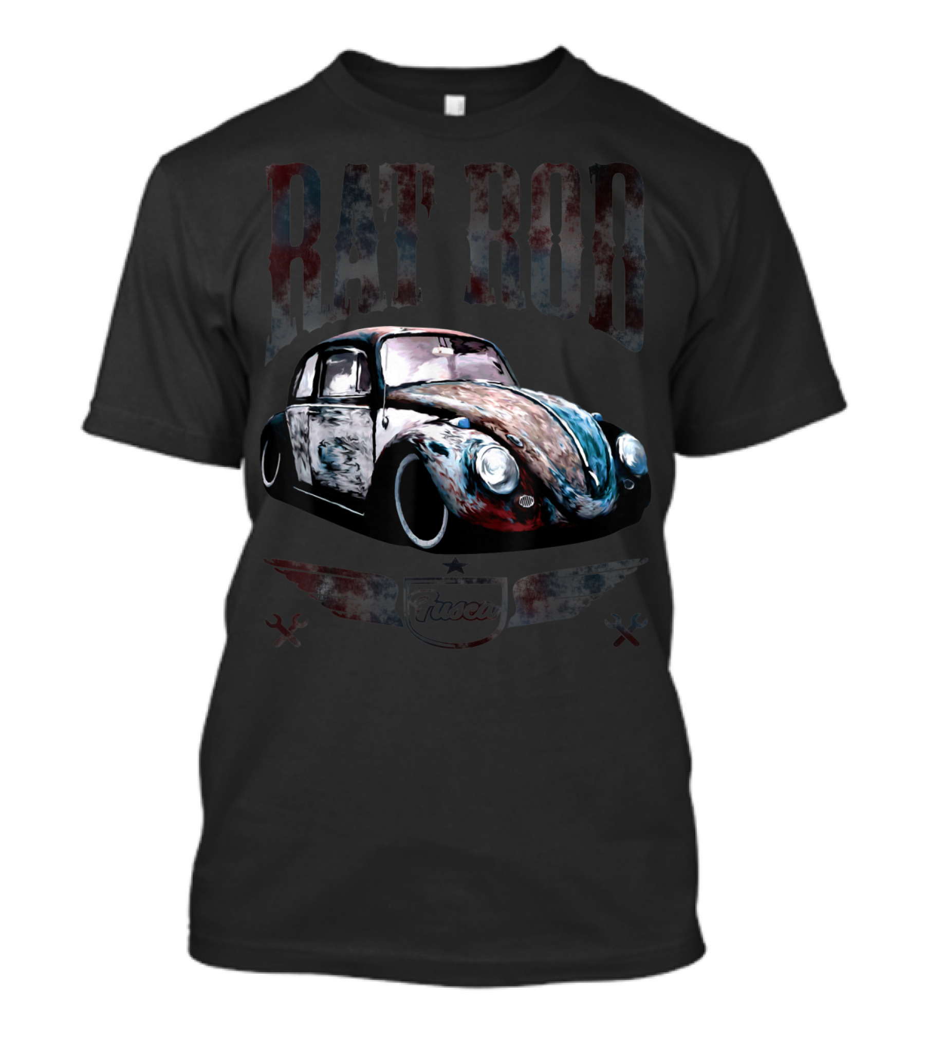Fusca Rat Rod Classic Cars T-Shirt