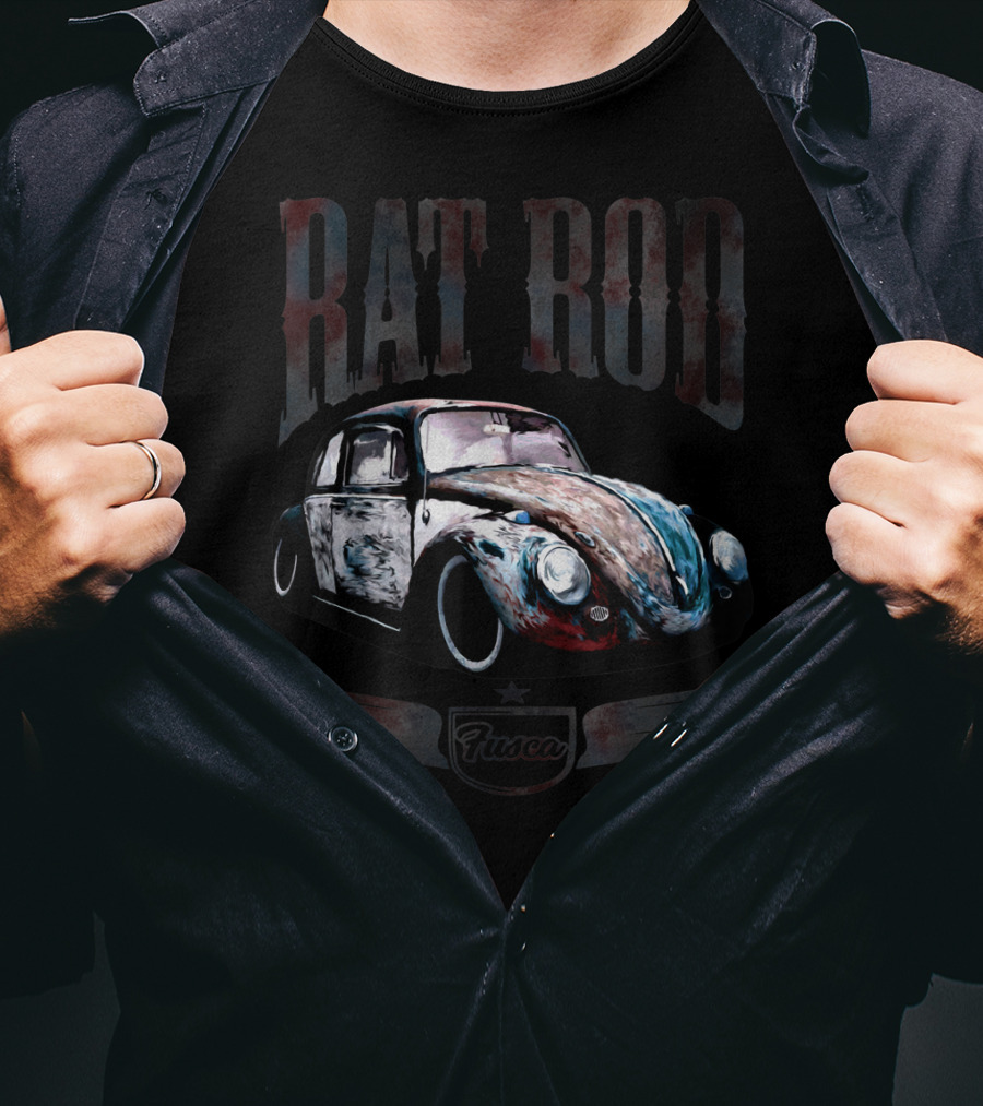 Fusca Rat Rod Classic Cars T-Shirt