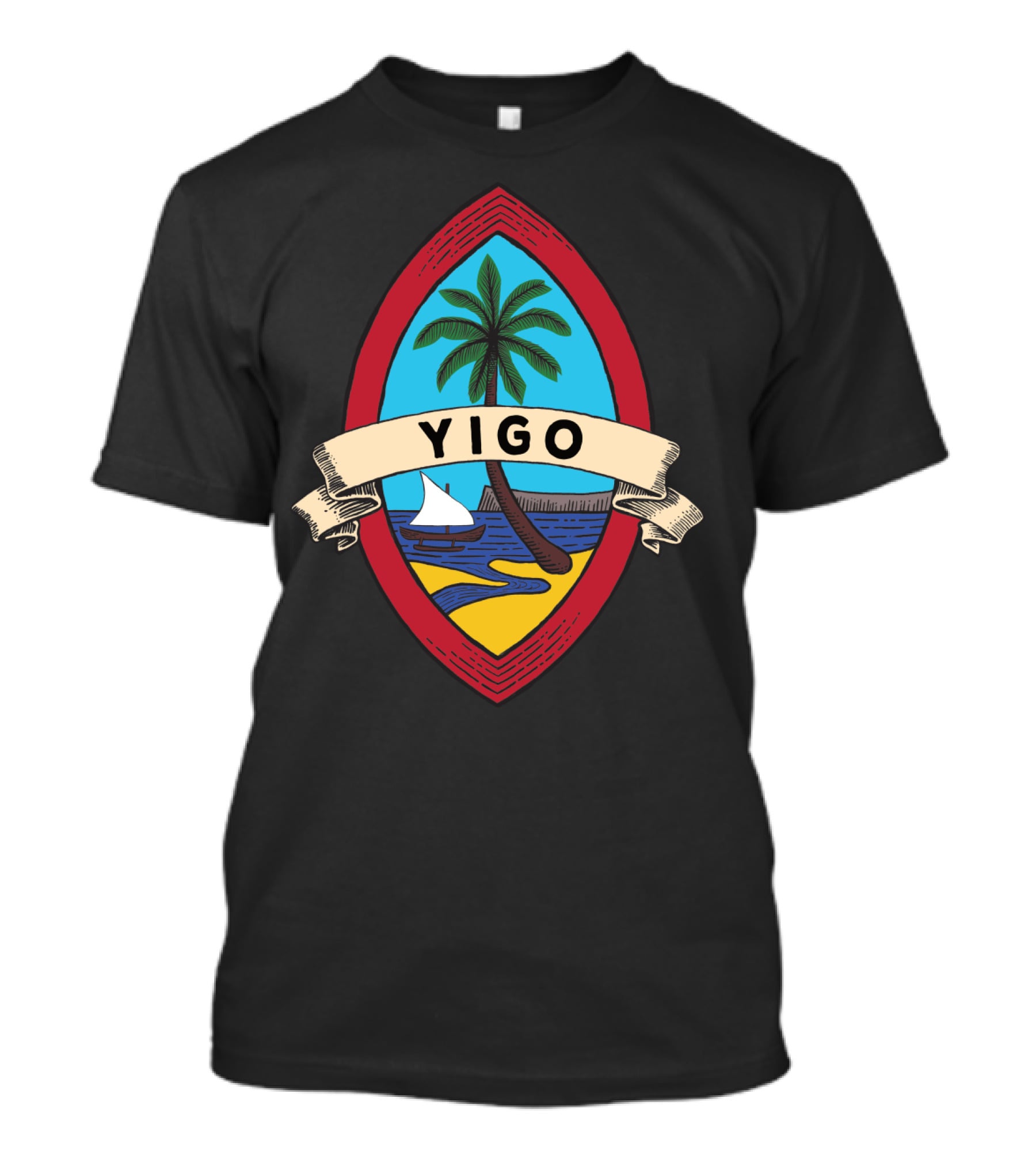 Guam Seal Yigo Palm Tree Classic T-Shirt