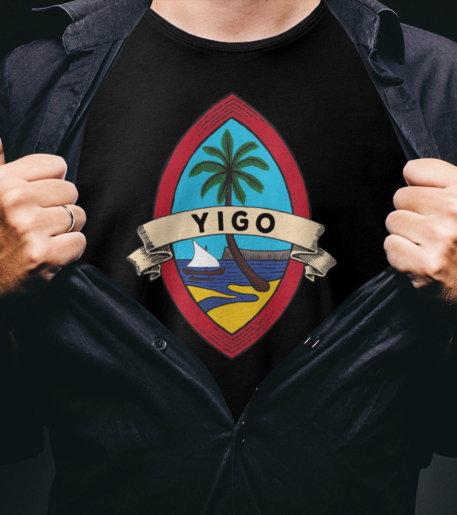 Guam Seal Yigo Palm Tree Classic T-Shirt