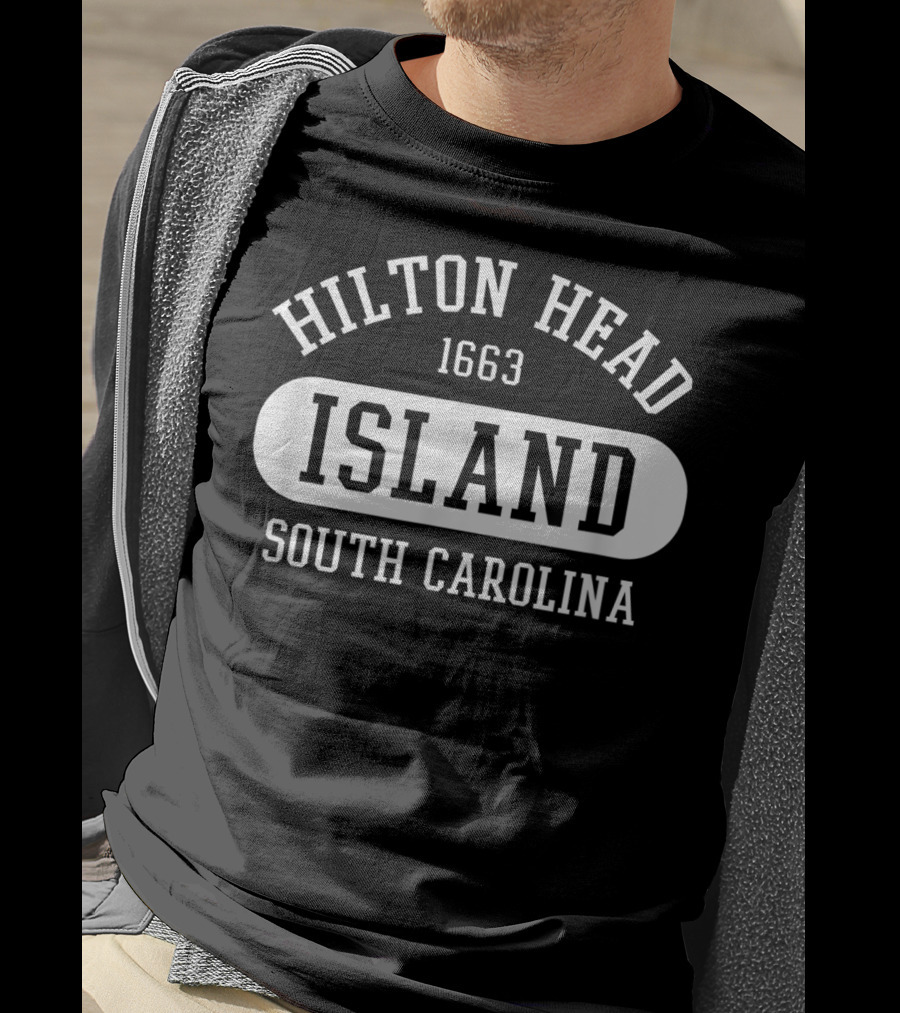 Hilton Head Island 1663 South Carolina Classic College T-Shirt