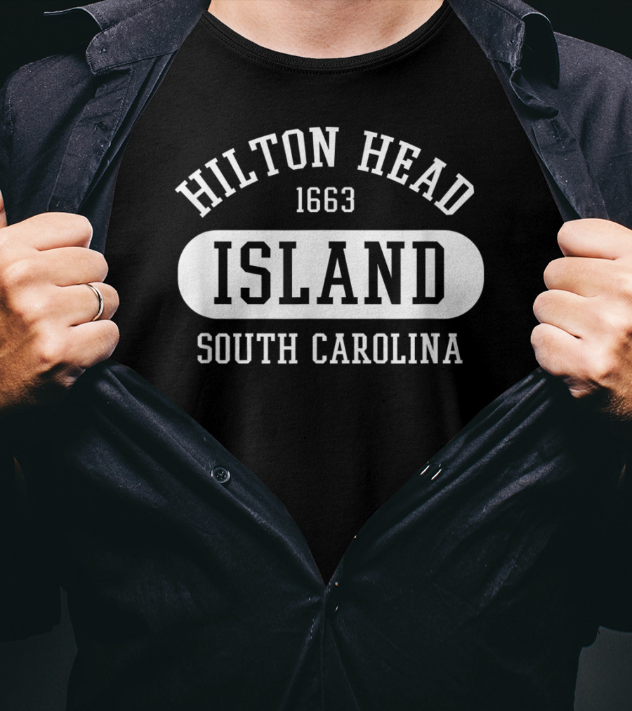 Hilton Head Island 1663 South Carolina Classic College T-Shirt