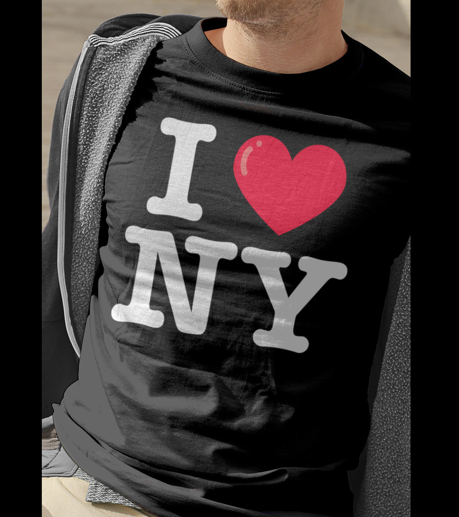 I Heart NY Classic Typewriter Font T-Shirt