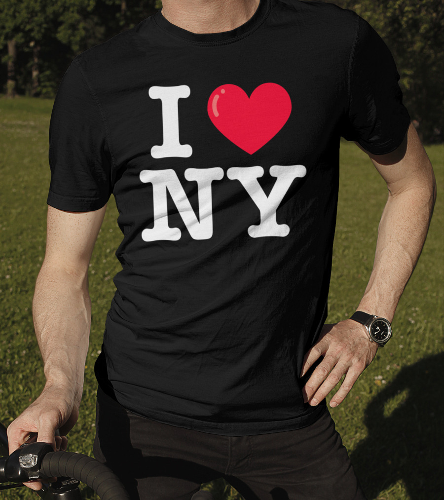 I Heart NY Classic Typewriter Font T-Shirt