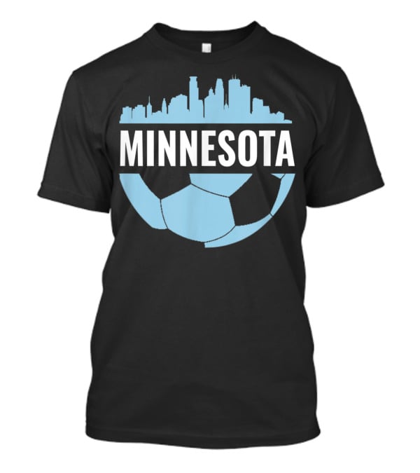 Minnesota Soccer Pride Futbol Skyline T-Shirt