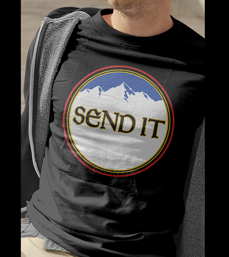 Send It Natty Mountains Party T-Shirt