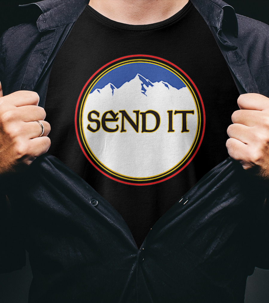 Send It Natty Mountains Party T-Shirt