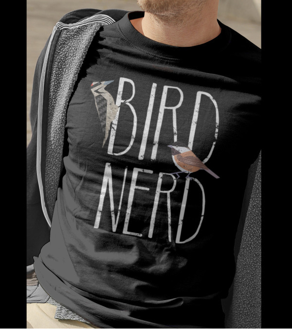 Bird Nerd Featuring Birds For Birding Enthusiasts And Twitchers T-Shirt