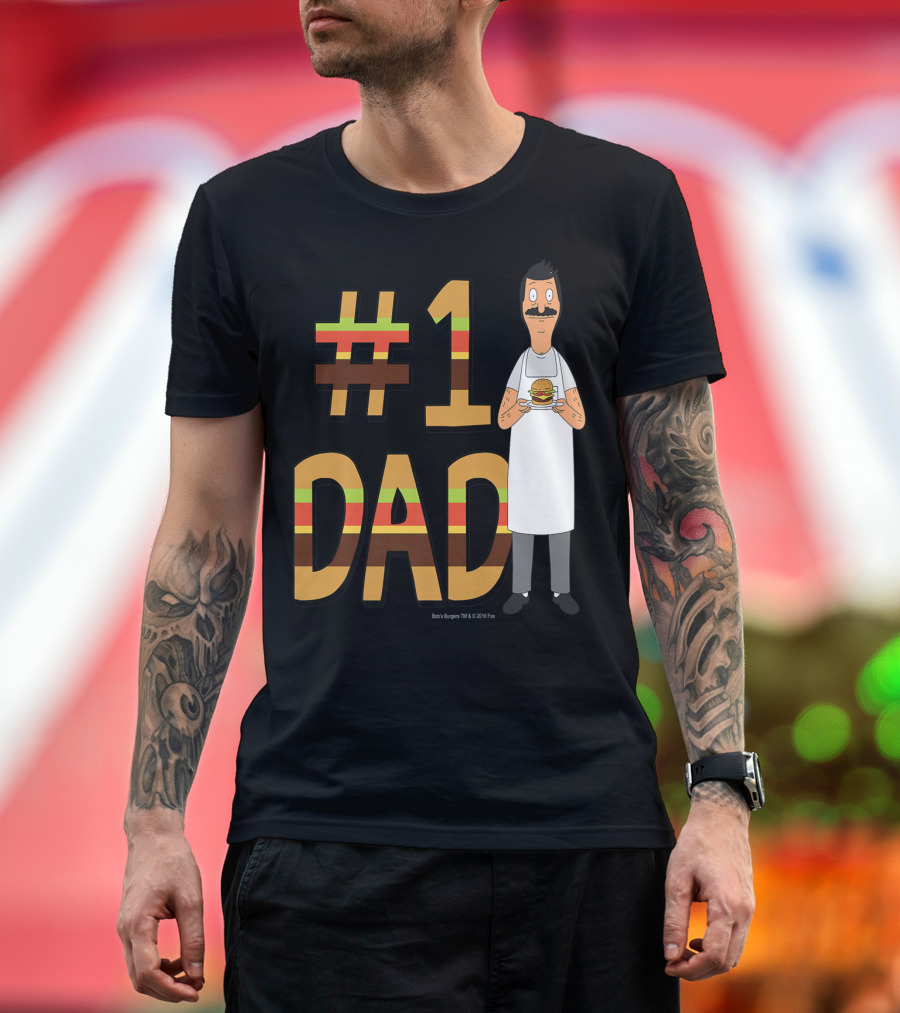 Bob's Burgers Bob Belcher #1 Dad Burger T-Shirt