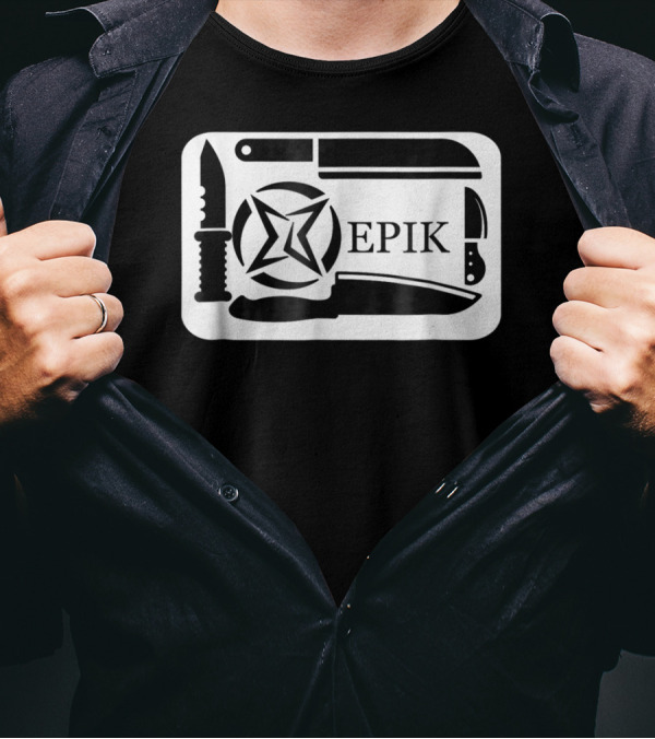 EPIK Bladeworks Bladesmith Knife Ferrier Star Emblem T-Shirt
