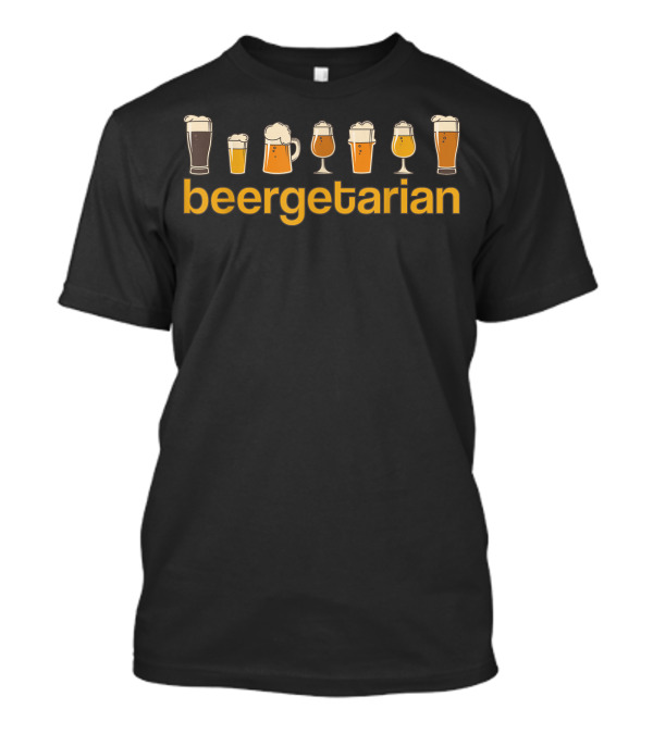 Beerg Funny Beergetarian Beer Lovers Brewing T-Shirt
