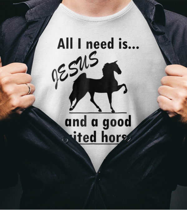 All I Need Is Jesus And A Good Gaited Horse T-Shirt