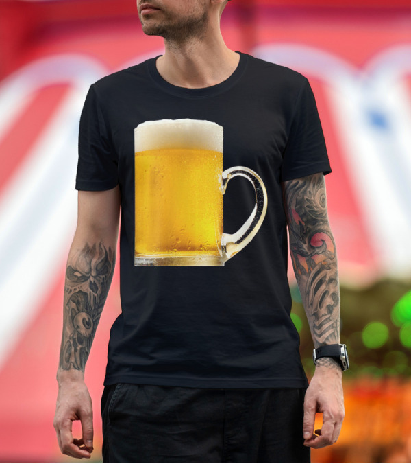 Premium T-Shirt: Classic Beer Glass Craft Booze Alcohol Mug T-Shirt Classic Beer Glass Craft Booze Alcohol Mug T-Shirt