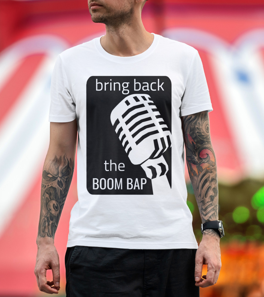 Bring Back the Boom Bap Rap Music Microphone T-Shirt