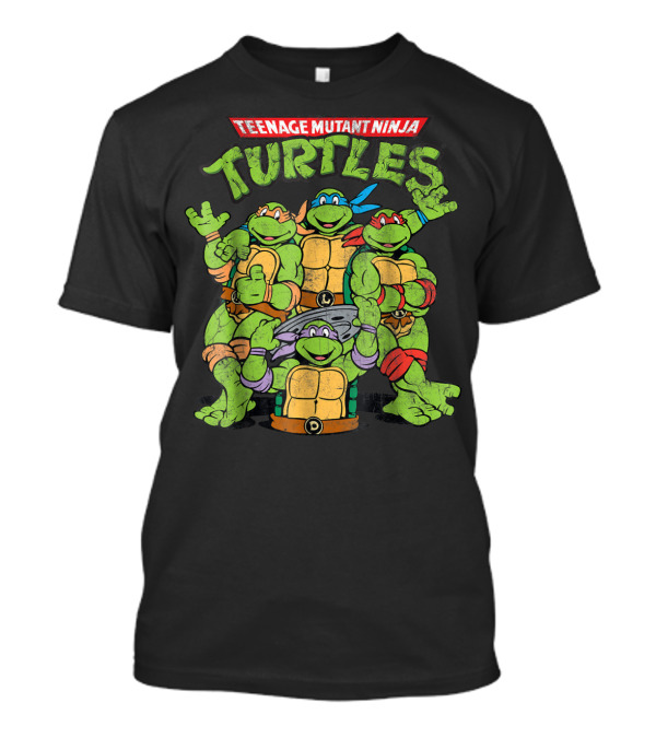 Teenage Mutant Ninja Turtles Classic Group Pose T-Shirt