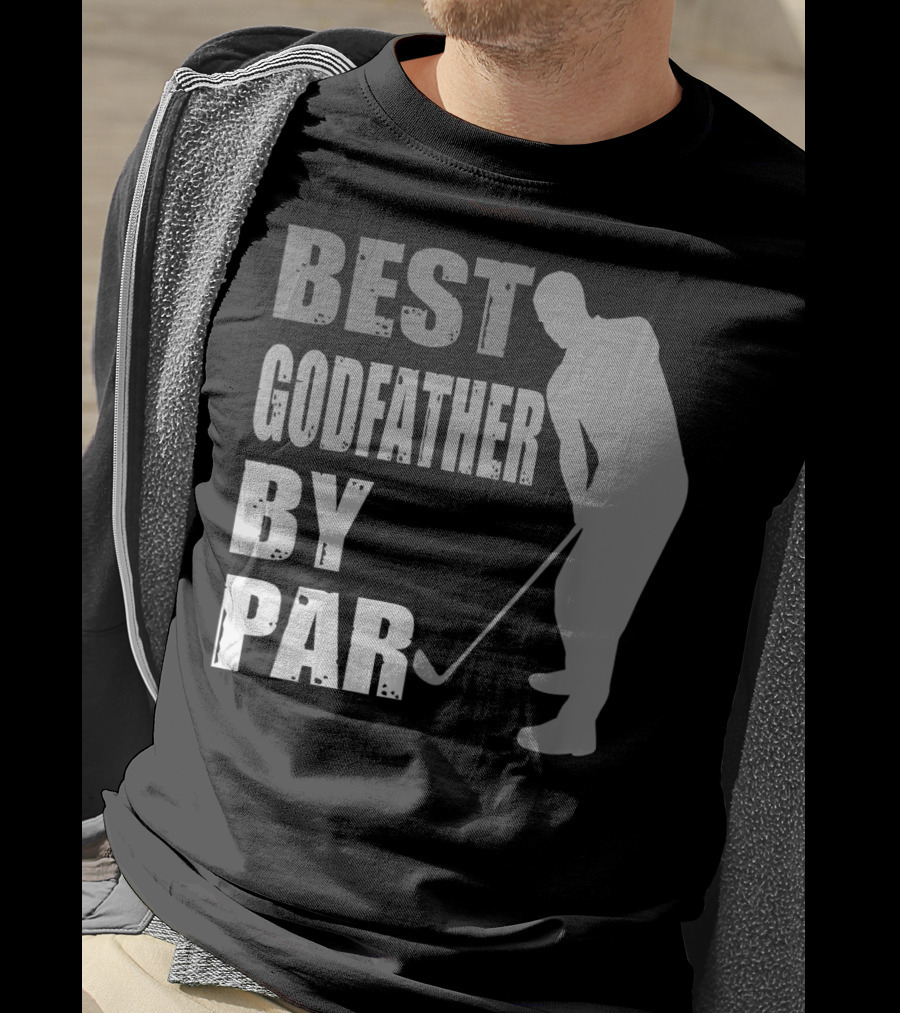 Best Godfather By Par Father's Day Golf T-Shirt
