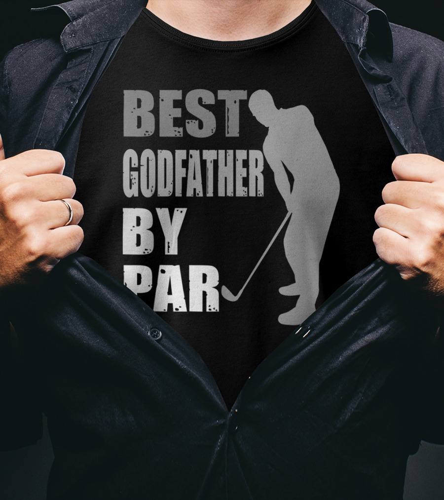 Best Godfather By Par Father's Day Golf T-Shirt