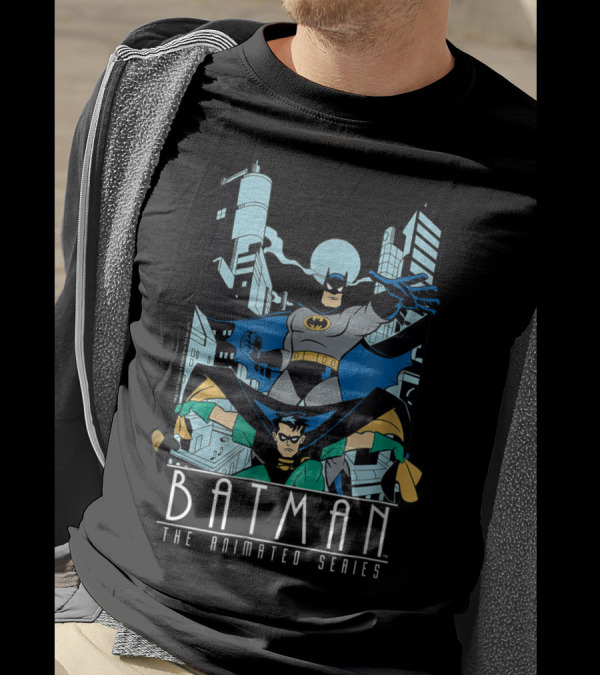 Batman The Animated Series Gotham City Adventure With Batman And Robin T-Shirt