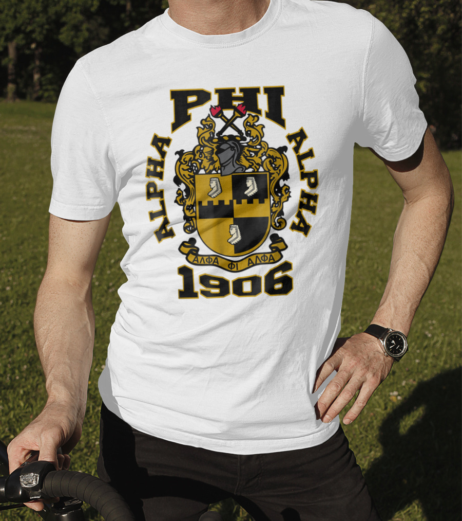 Alpha Phi Alpha Fraternity Crest 1906 ΑΦΑ T-Shirt
