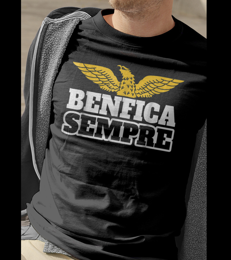 Benfica Sempre Fans Soccer Football Portugal Eagle Winged T-Shirt