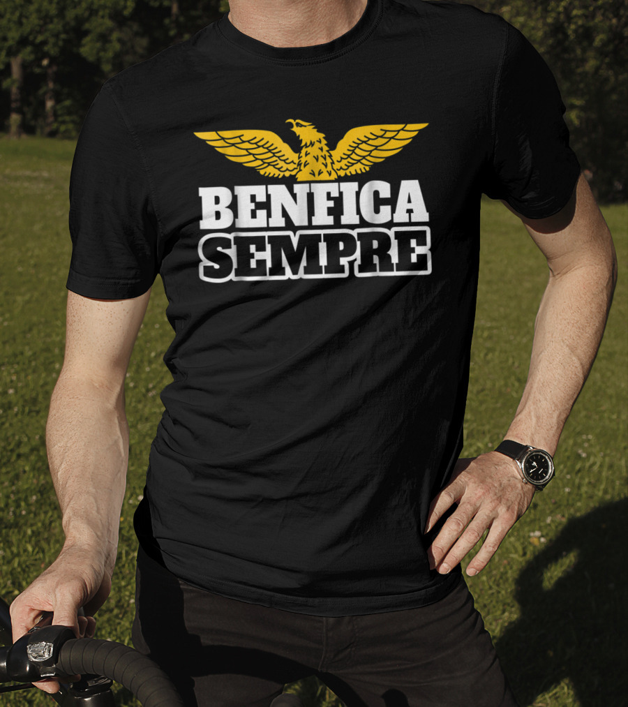 Benfica Sempre Fans Soccer Football Portugal Eagle Winged T-Shirt