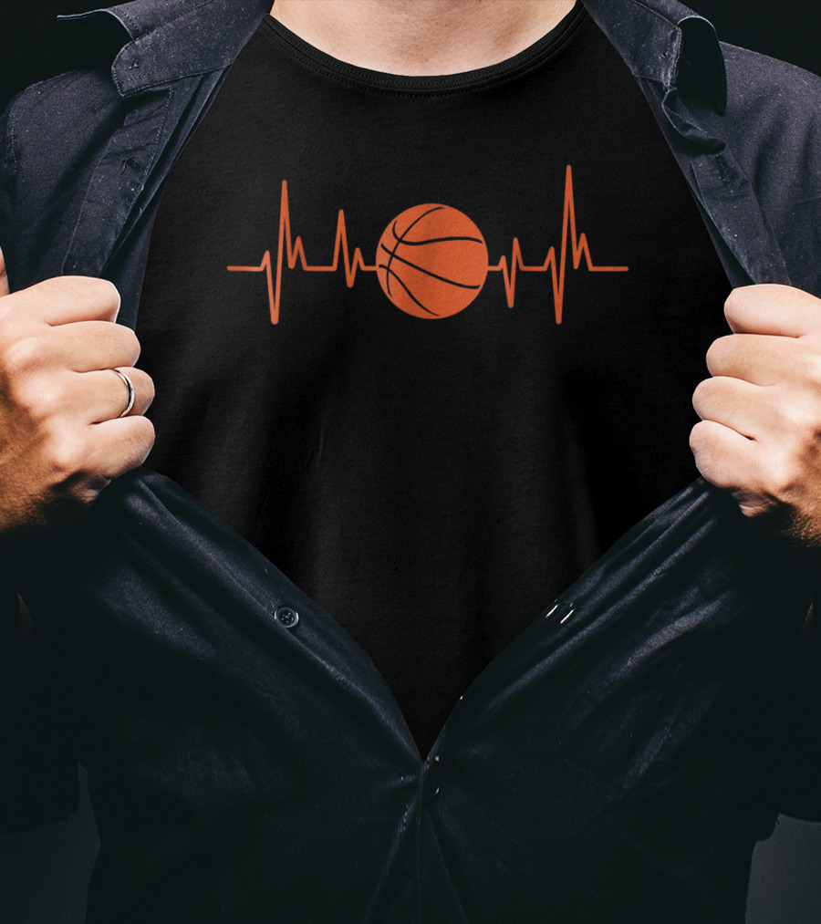 Heartbeat Basketball BBall Pulse T-Shirt