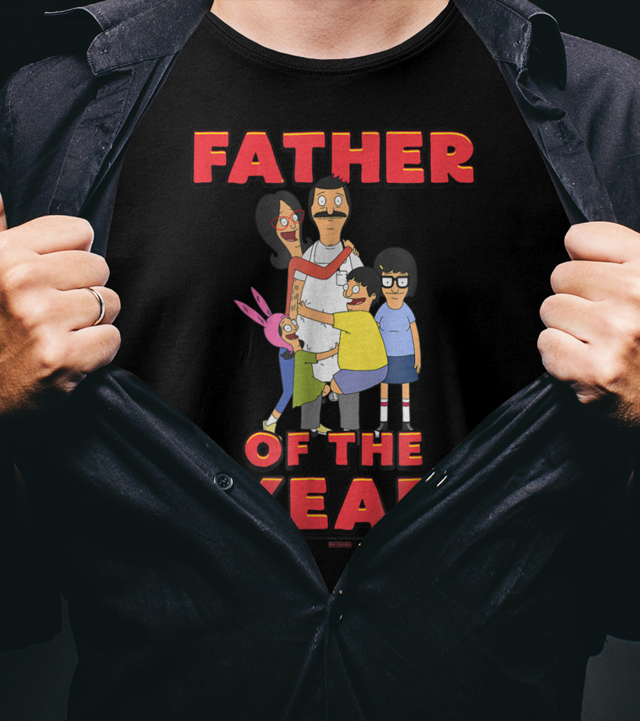 Bob's Burgers Father Of The Year Family Hug Group T-Shirt