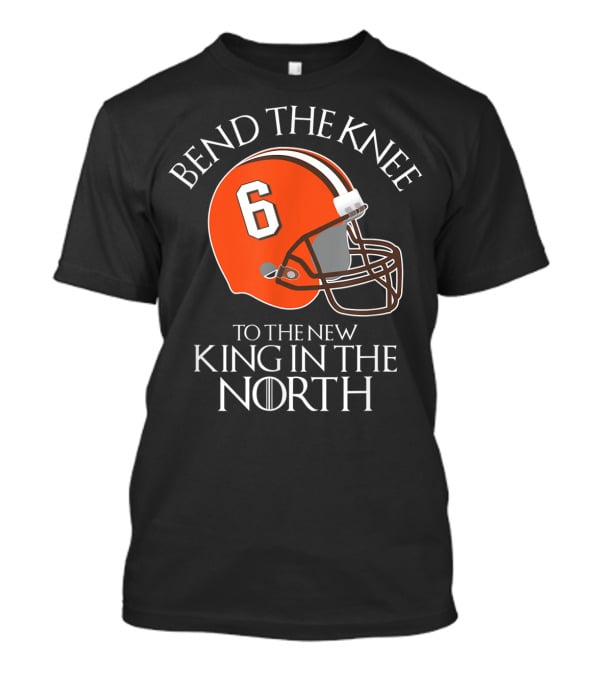 Bend The Knee 6 King In The North Football Helmet T-Shirt