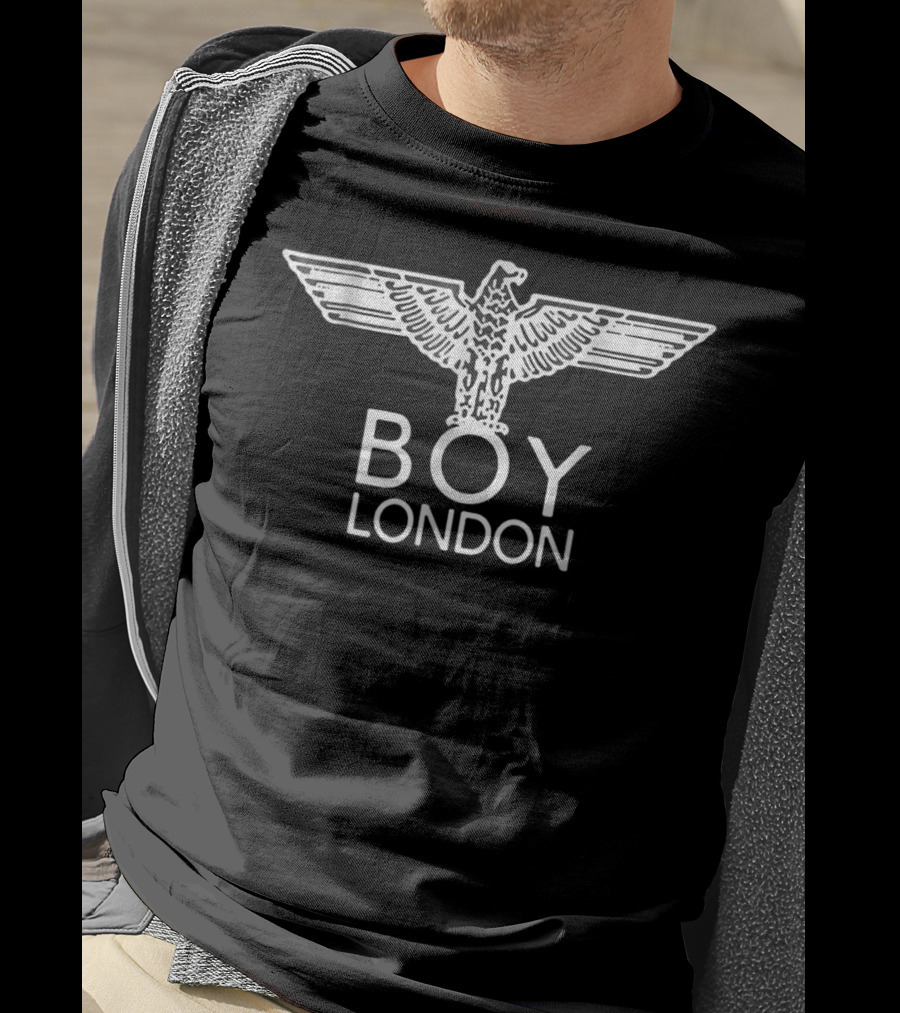 Boy London White Winged Eagle Logo T-Shirt