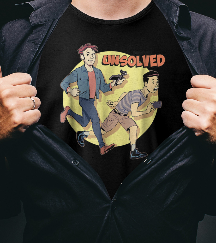 BuzzFeed Unsolved Saturday Morning Adventure Icons T-Shirt