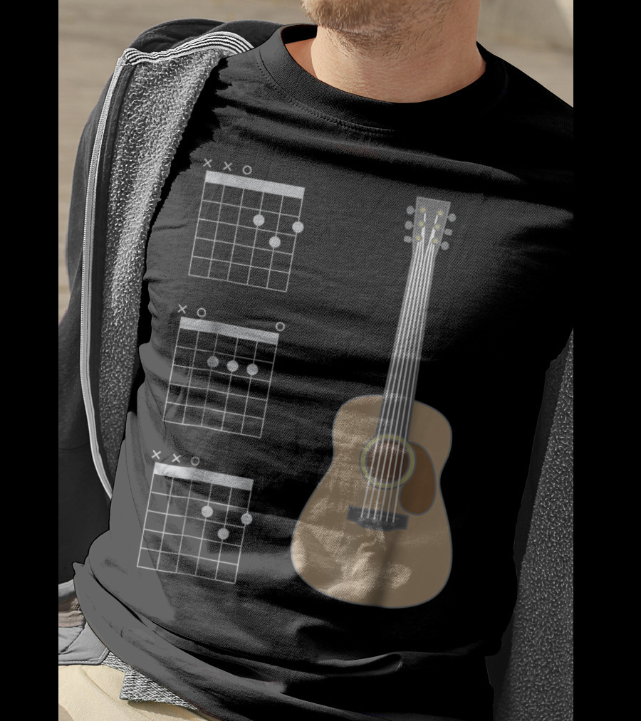 Dad Great Acoustic Guitar Chords T-Shirt