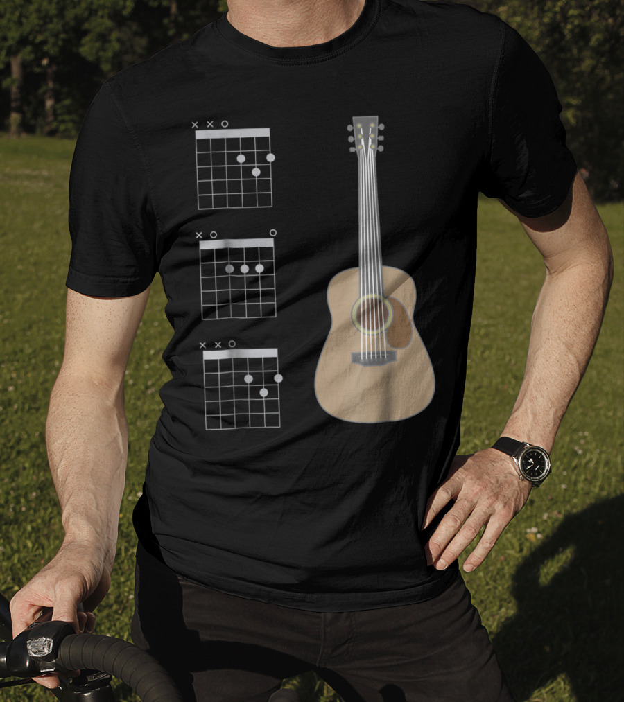 Dad Great Acoustic Guitar Chords T-Shirt