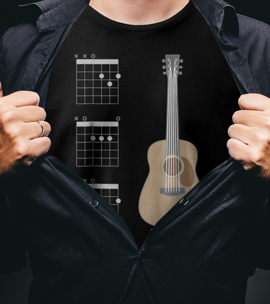 Dad Great Acoustic Guitar Chords T-Shirt
