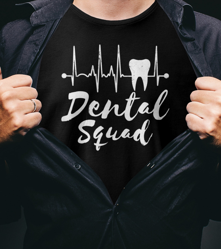 Dental Squad Tooth Heartbeat T-Shirt