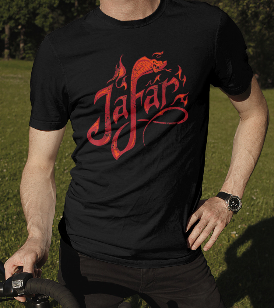 Jafar Snake Flame Design Disney Aladdin Live Action T-Shirt