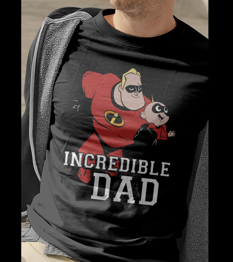 Incredibles 2 Incredible Dad Pixar Jack Jack Image T-Shirt