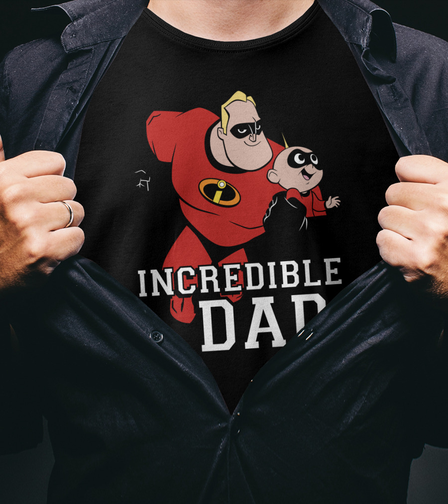 Incredibles 2 Incredible Dad Pixar Jack Jack Image T-Shirt