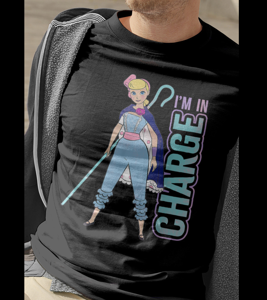Disney Pixar Toy Story 4 Bo Peep I'm In Charge Character Pose T-Shirt