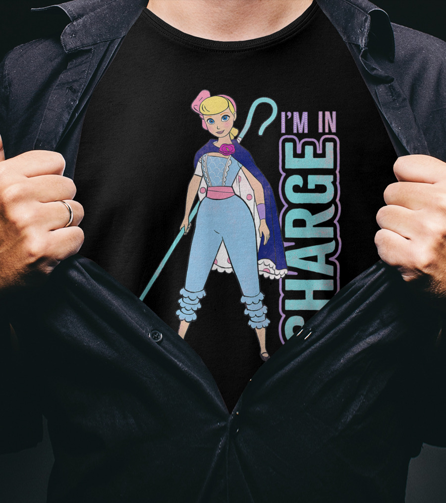 Disney Pixar Toy Story 4 Bo Peep I'm In Charge Character Pose T-Shirt