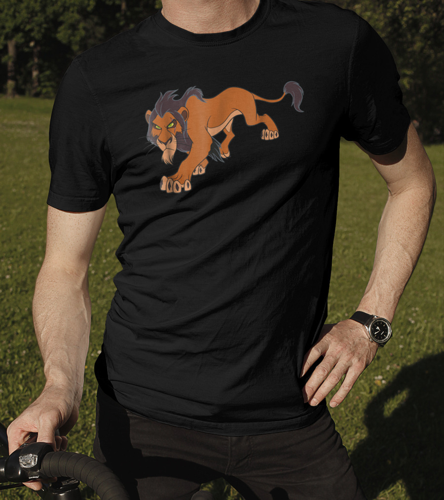 Disney The Lion King Scar Prowling Iconic Villain T-Shirt