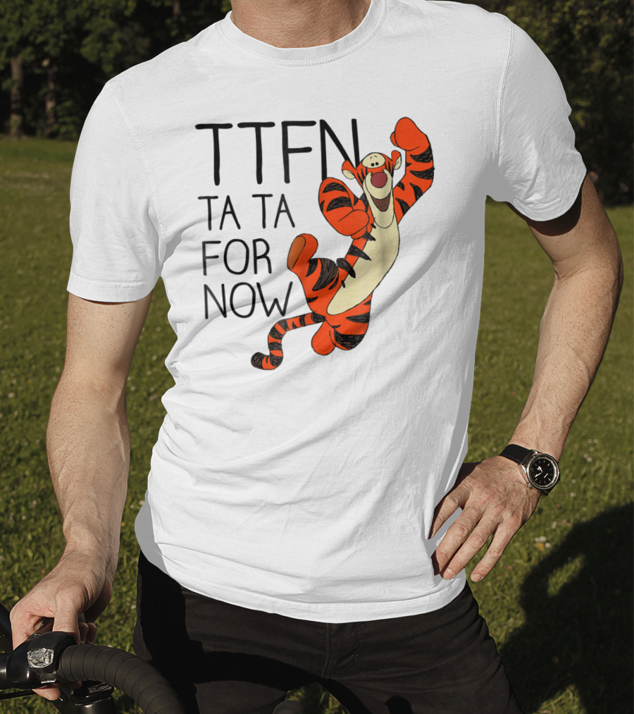 Disney Winnie The Pooh Tigger TTFN Ta Ta For Now T-Shirt