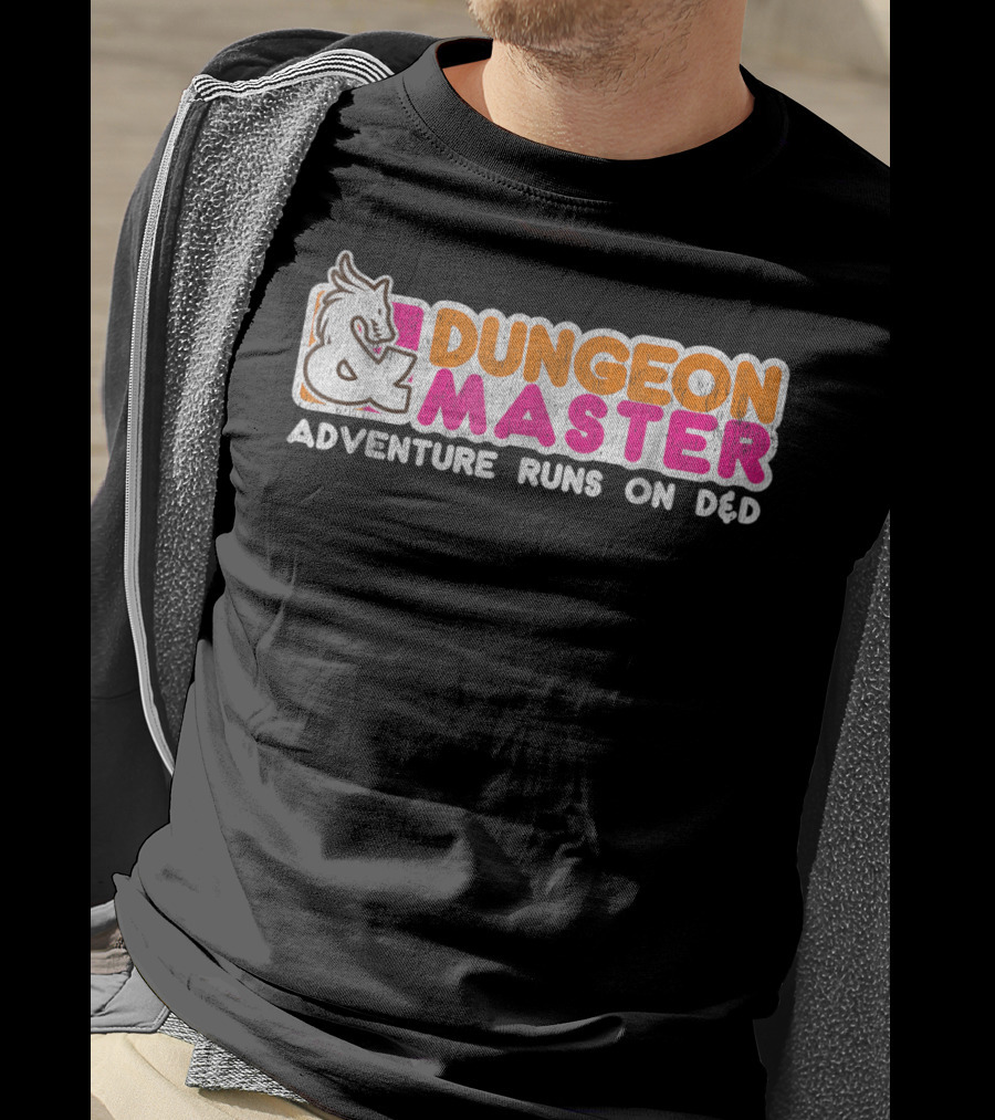 Dungeon Master Adventure Runs On D&D T-Shirt