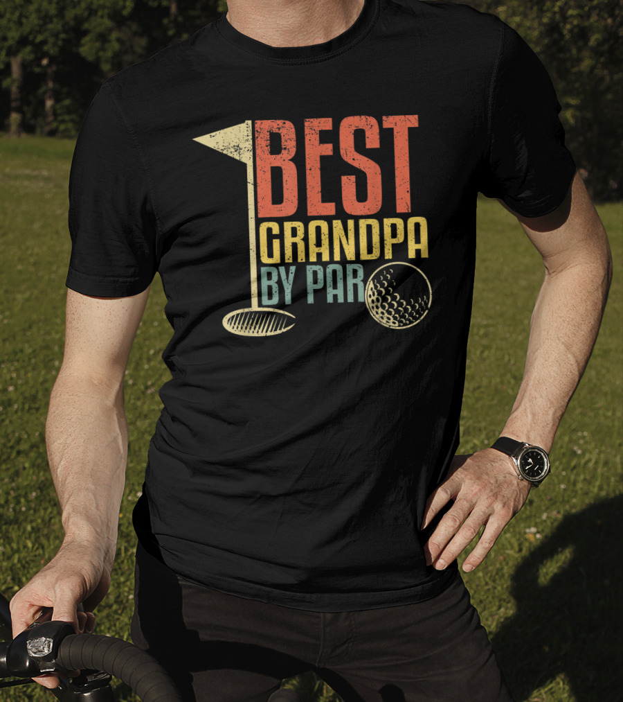 Best Grandpa By Par Funny Father's Day For Golf Lovers T-Shirt