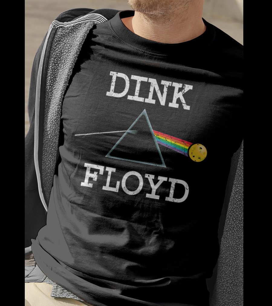 DINK FLOYD Pickleball Player USA Vintage Retro T-Shirt